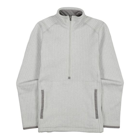 Patagonia Better Sweater Stripe Marsupial Half Zip Pullover Jacket Grey size S - Picture 1 of 11